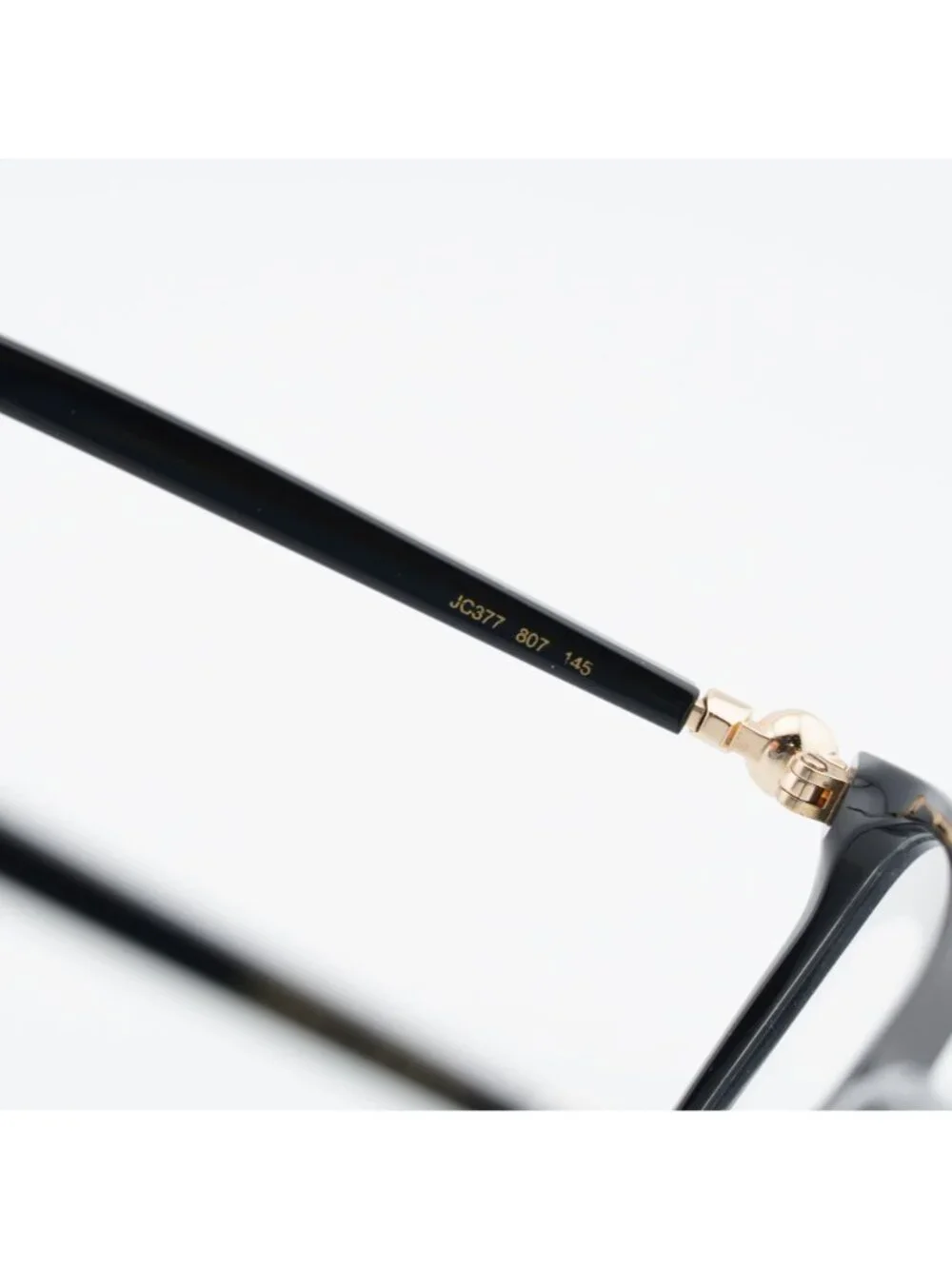Jimmy Choo JC377 0807 00 Eyeglasses Black 53mm Rectangle Frame